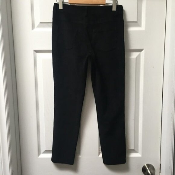 𝅺unreal Fur Black Suede Like Pants Jeans - Picture 4 of 8